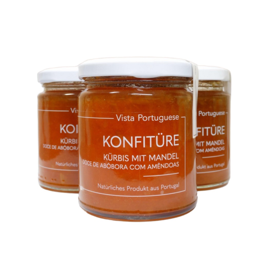 Konfitüre Kürbis mit Mandeln