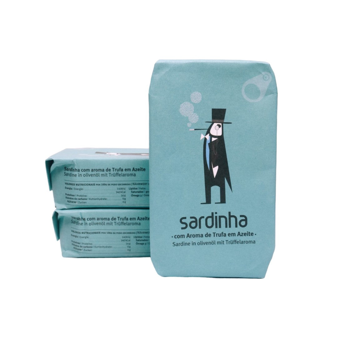 Sardinen in Olivenöl mit Trüffelaroma, 120g