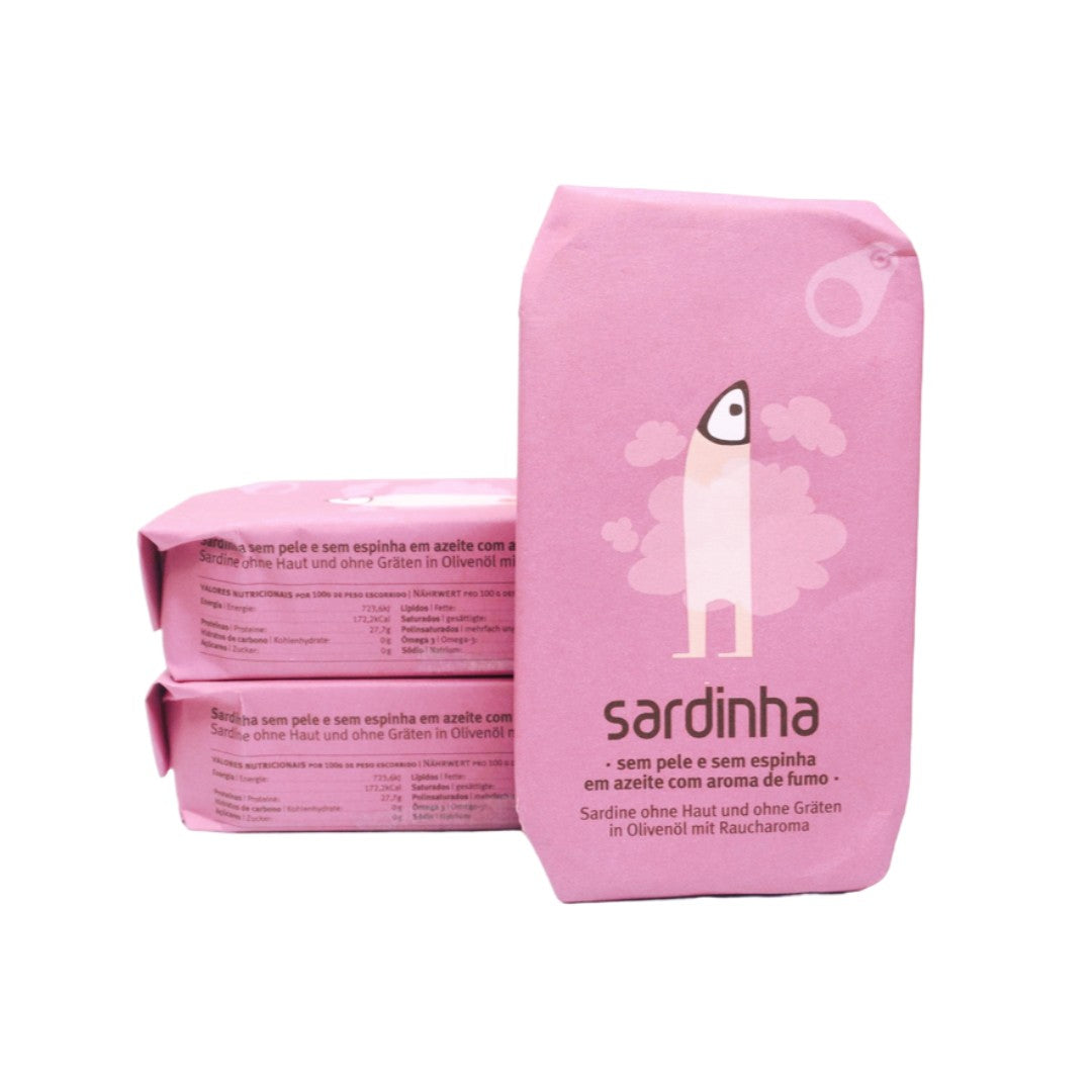 Sardinen ohne Haut und Gräten in Olivenöl mit Raucharoma, 120g
