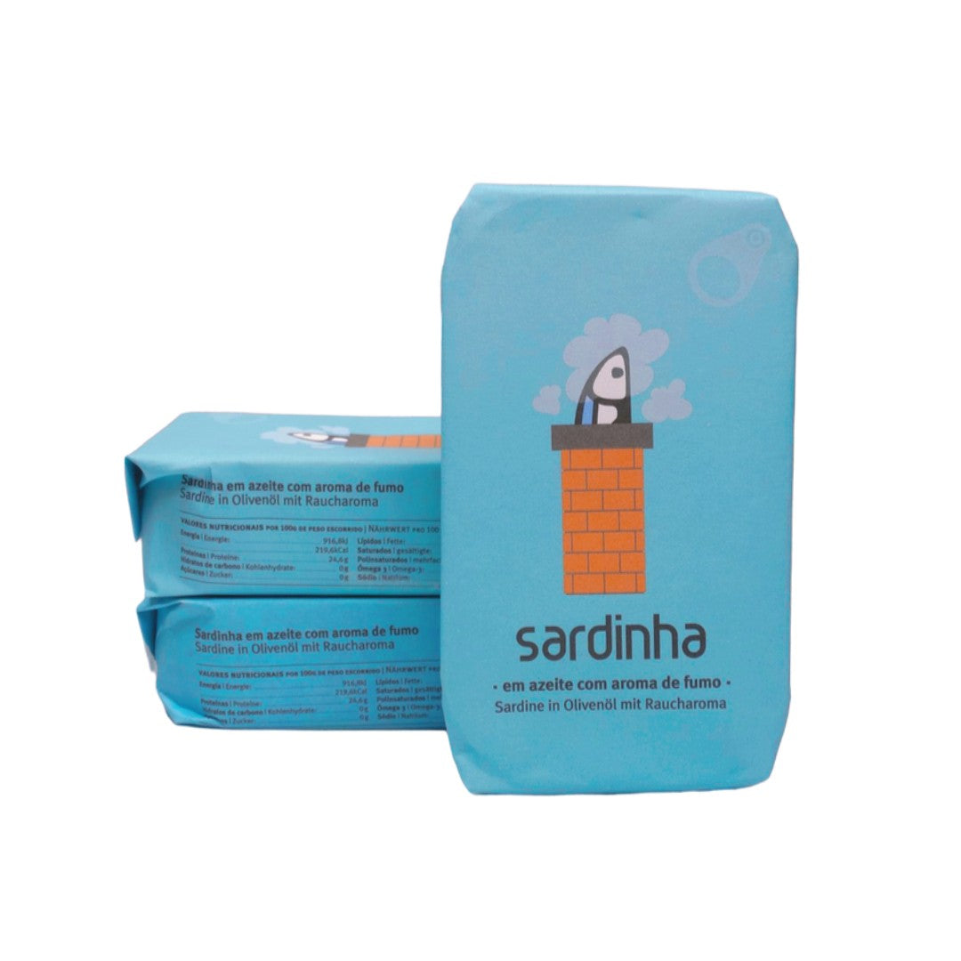 Sardinen in Olivenöl mit Raucharoma, 120g