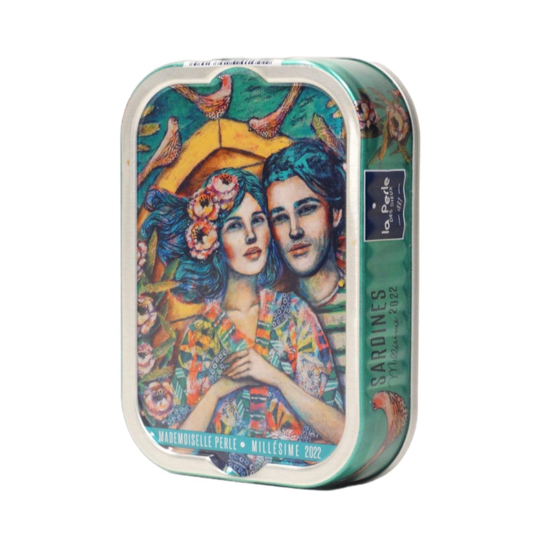 Jahrgangssardinen 2022 in Olivenöl - Mademoiselle Perle, 115g