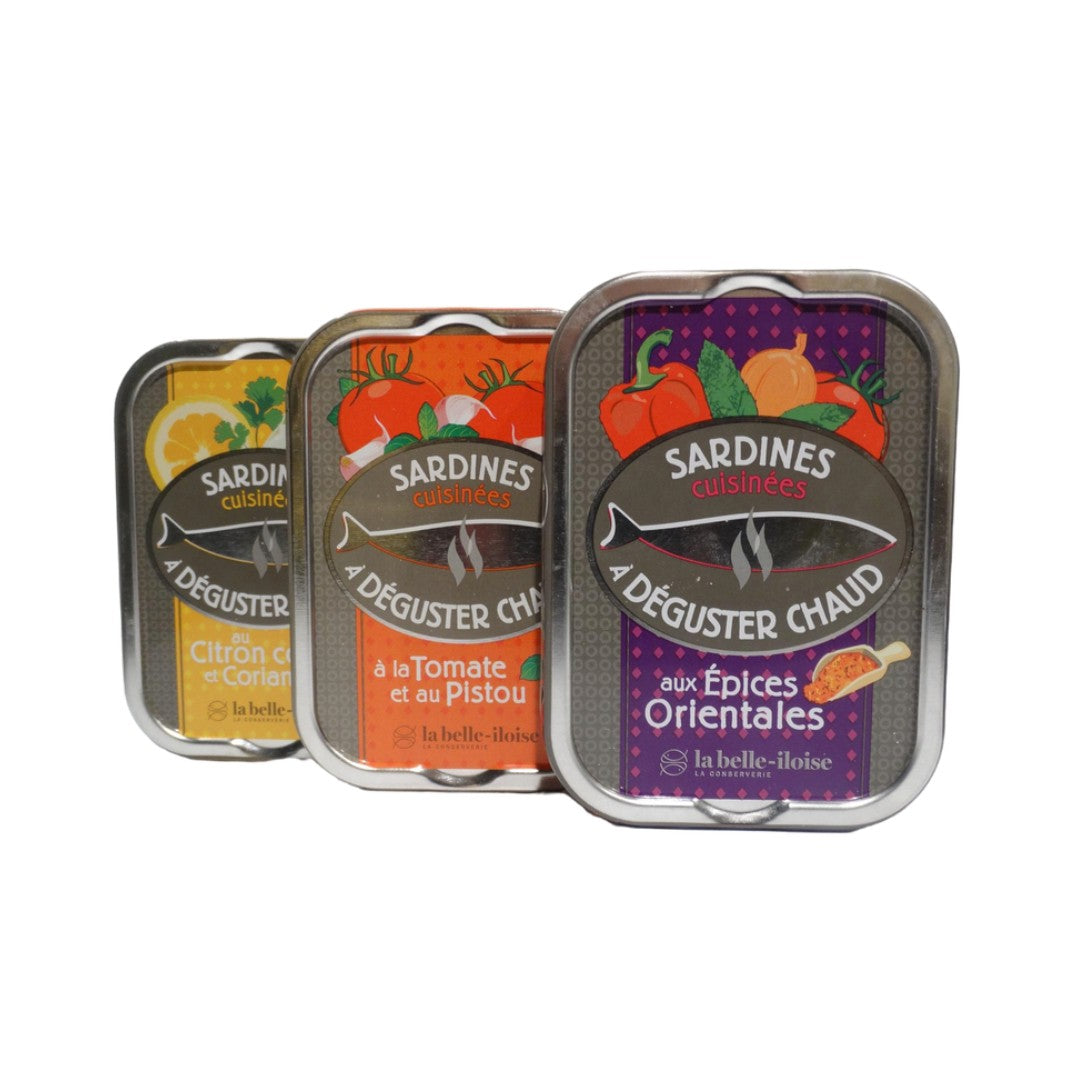 Warme Sardinen mit orientalischen Gewürzen, 115 g