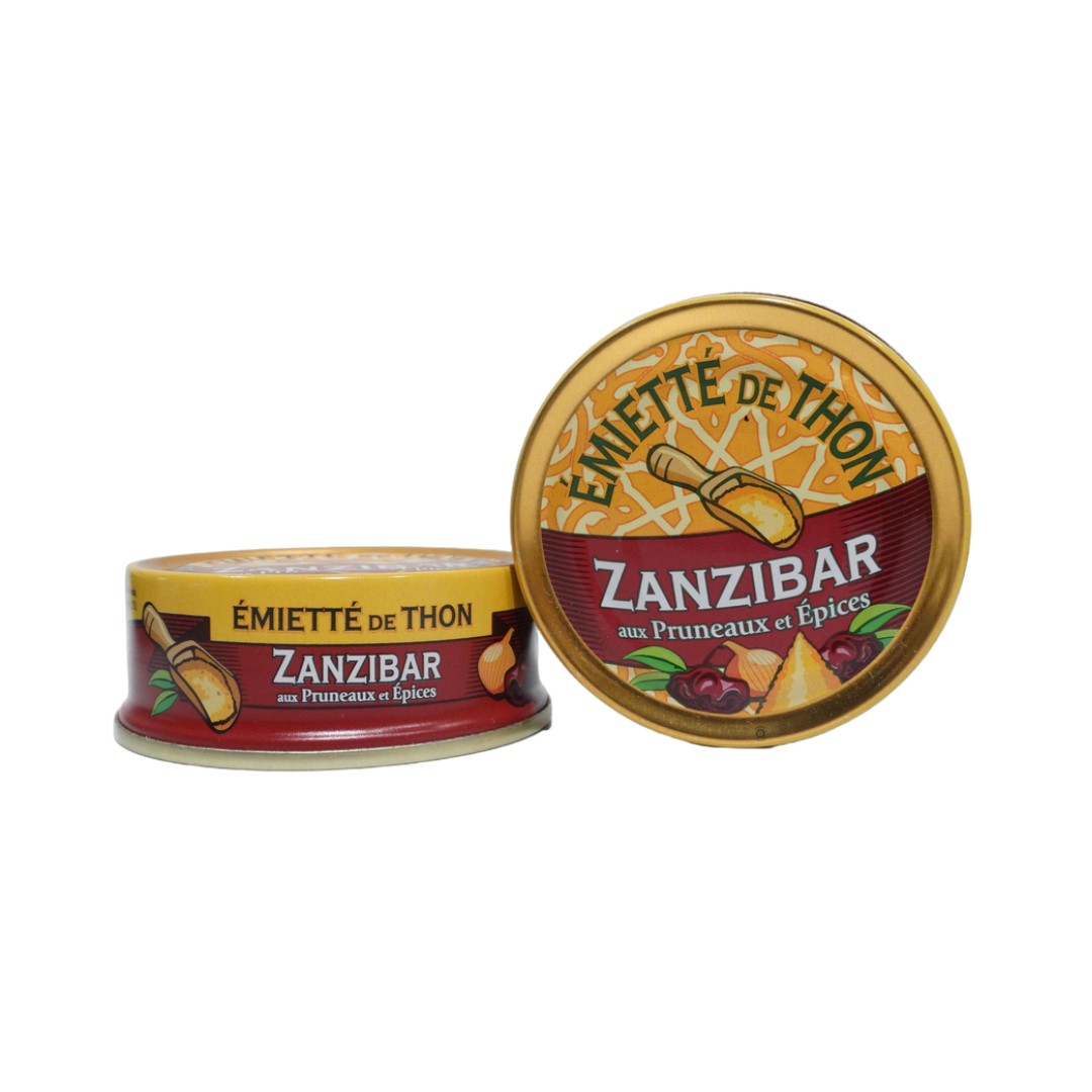 Émietté vom Thunfisch "Zanzibar" mit Dörrpflaumen und Gewürzen, 80g