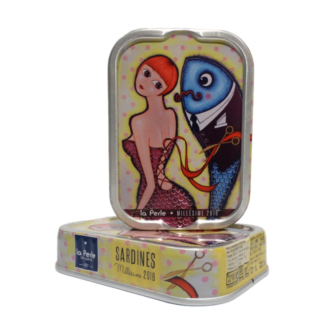 Jahrgangssardinen 2016 in Olivenöl - Motiv Lulu, 115g