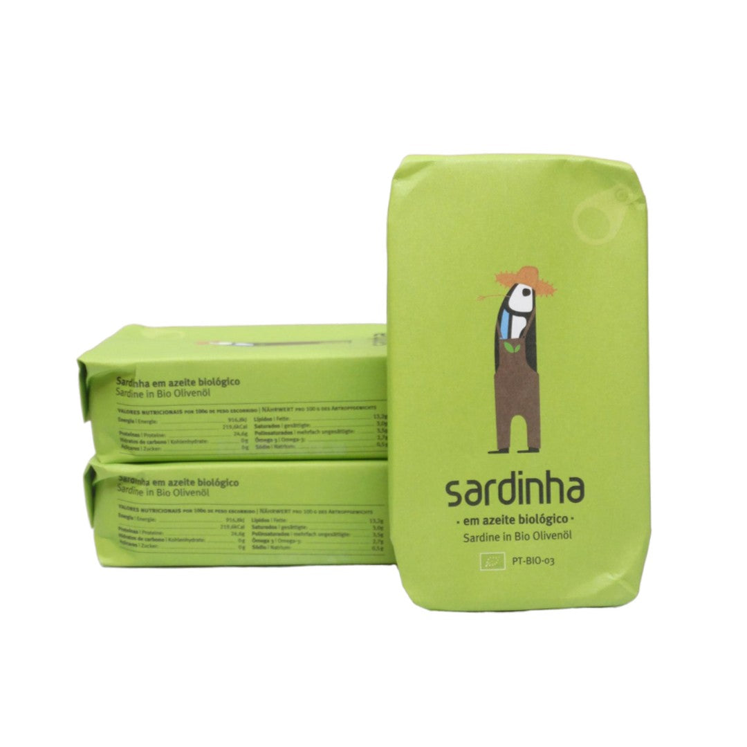 Sardine in Bio-Olivenöl, 120g