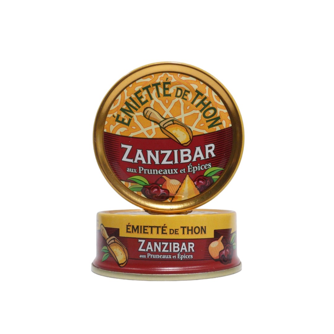 Émietté vom Thunfisch "Zanzibar" mit Dörrpflaumen und Gewürzen, 80g