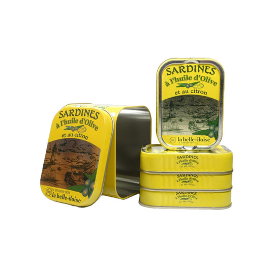 4er Box -  Sardine mit Zitrone und Olivenöl