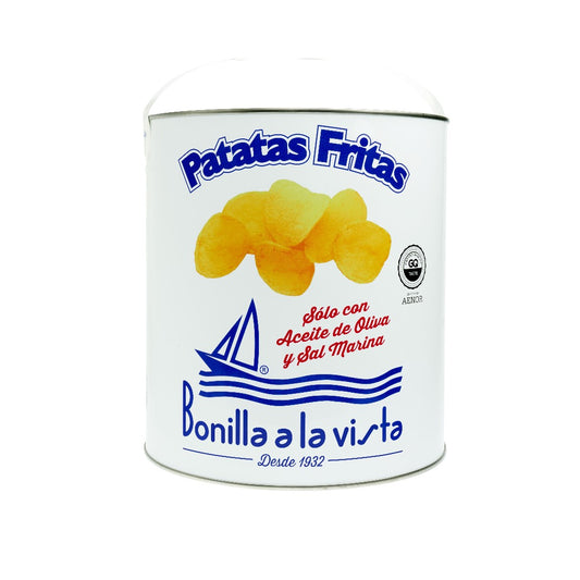 Patatas Fritas mit Olivenöl und Meersalz, 275g Dose